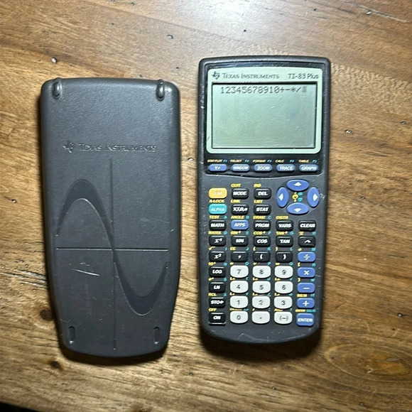 Texas Instruments Ti83 Plus Black Graphing Calculator• Includes Cover - Picture 2 of 13